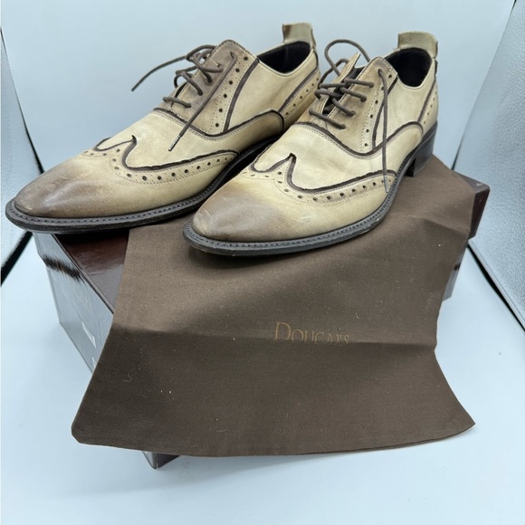Doucal’s Men’s Dress Shoes
Size: 42M
color: Abano - Picture 2 of 14